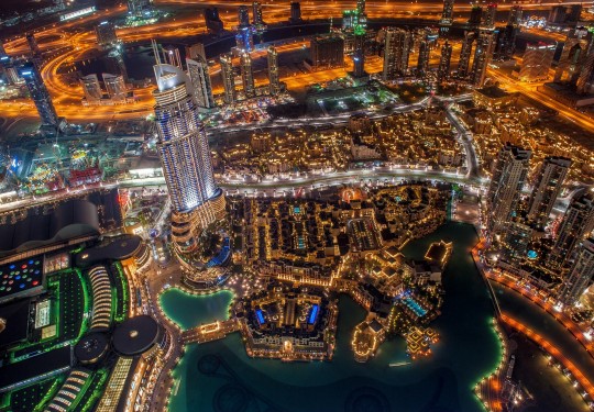 Dubai view from Brurj Khalifa